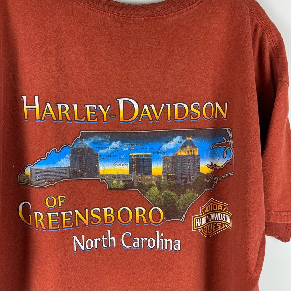 Harley Davidson Greensboro NC Short Sleeve Tee - Picture 2 of 5